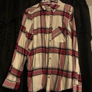 Maurice’s Plus size plaid button down shirt